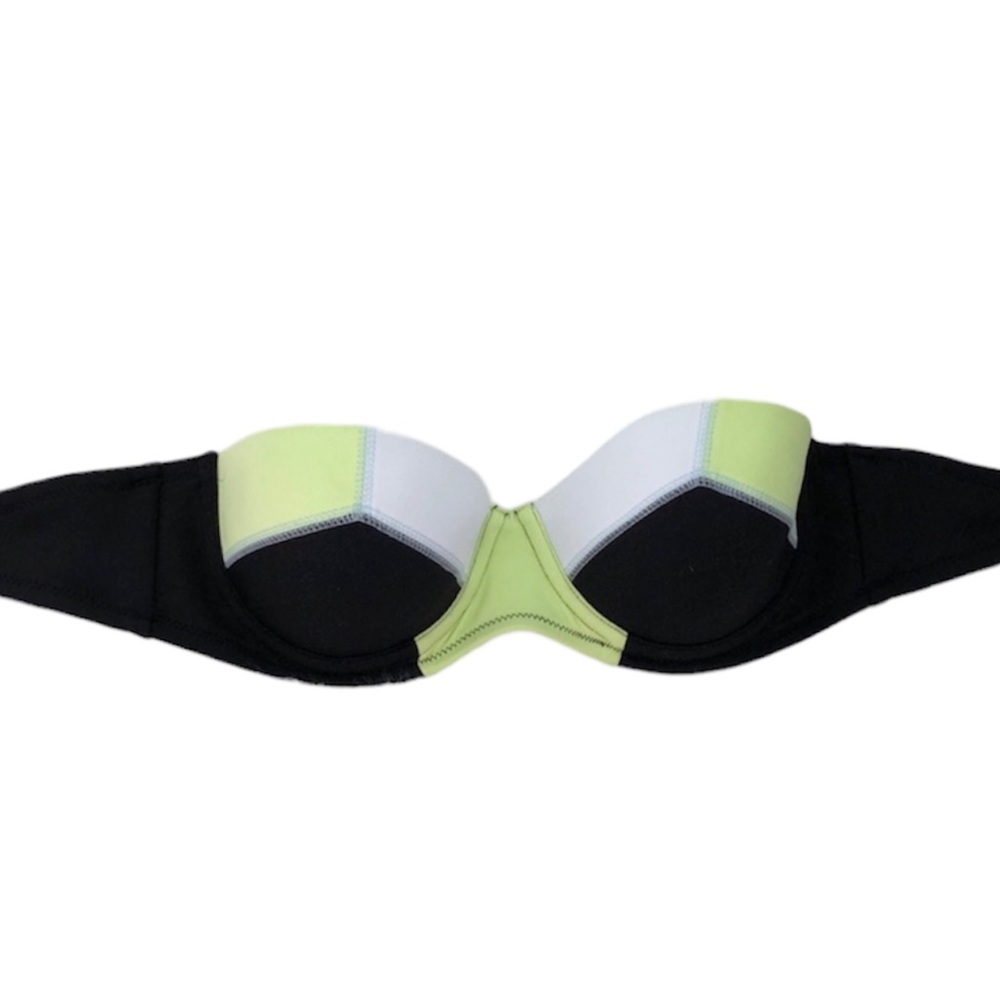 Victorias Secret Colorblock Bikini Top Fits 34A